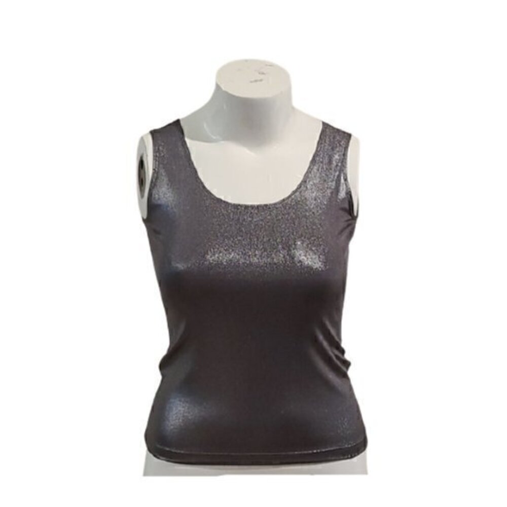 [Chico's] Silver Glitter Tank - Size 0